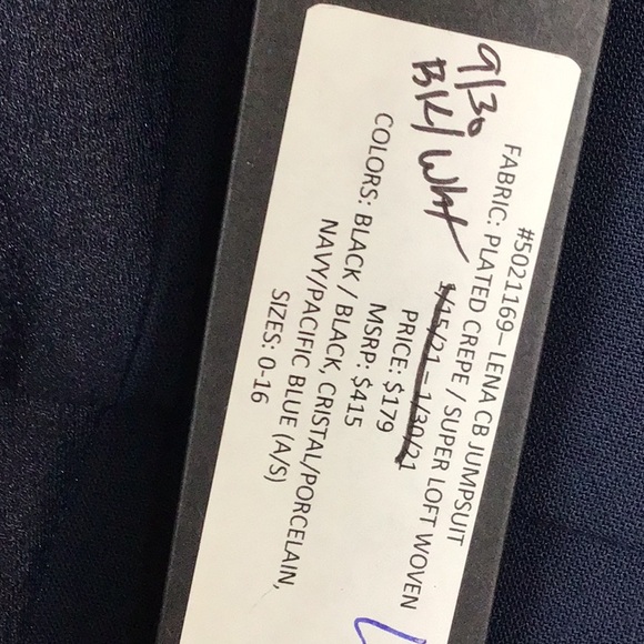 Black halo size2  blue romper - Picture 3 of 3